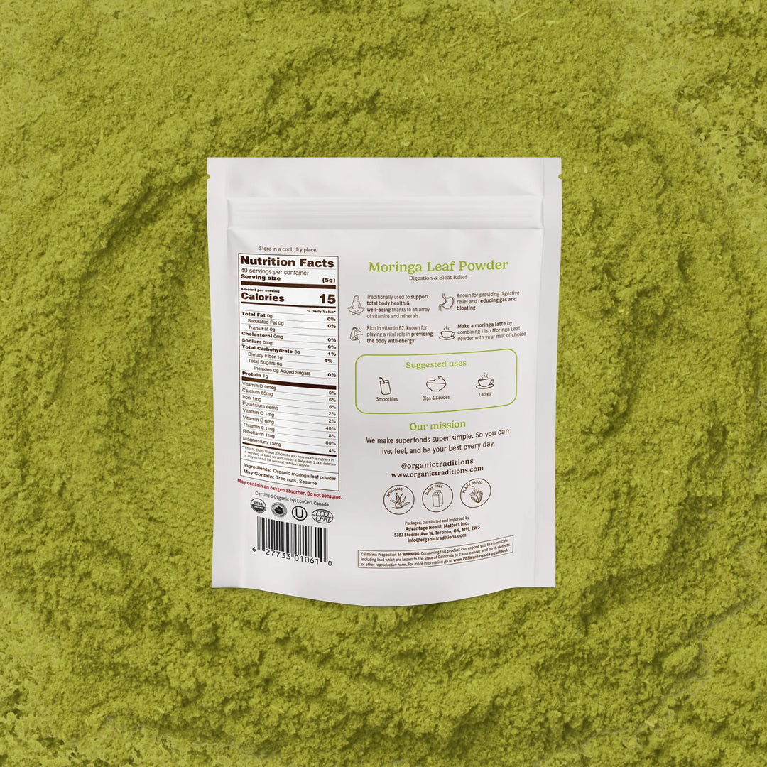 Organic Traditions Moringa Leaf Powder