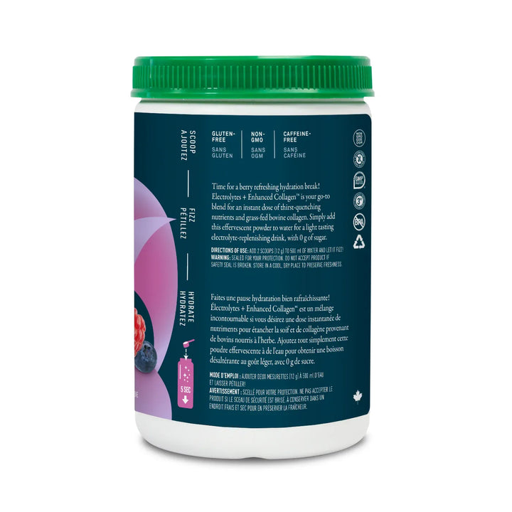 Organika® Electrolytes + Enhanced Collagen - Wild Berry