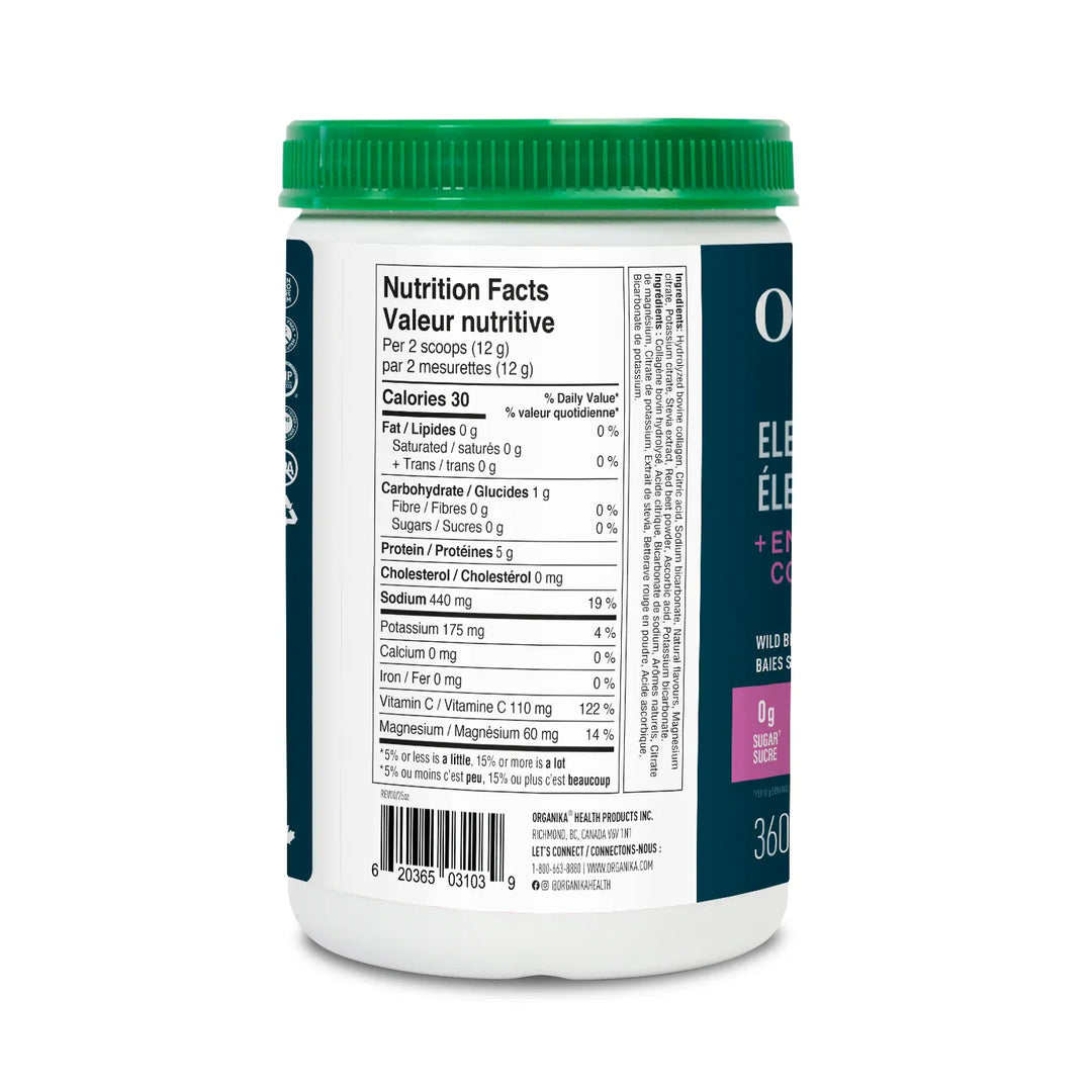 Organika® Electrolytes + Enhanced Collagen - Wild Berry