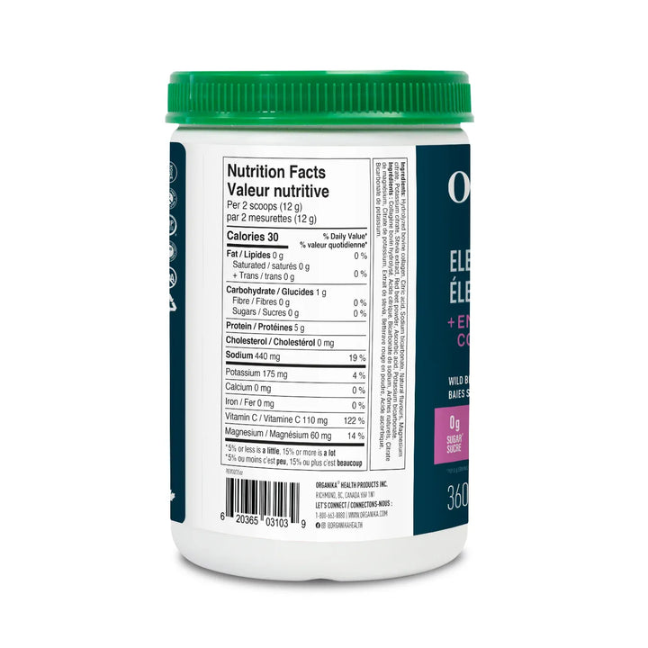 Organika® Electrolytes + Enhanced Collagen - Wild Berry