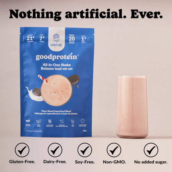 GoodProtein All-in-One Shake, Cookies & Cream - 440 g