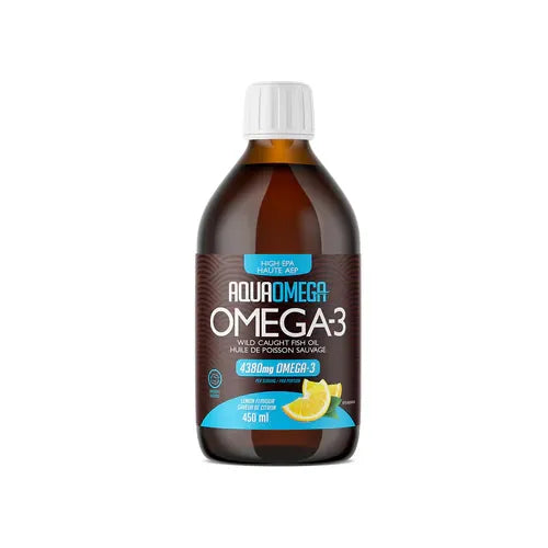 AquaOmega  5X Omega3, High EPA  4382mg, Lemon