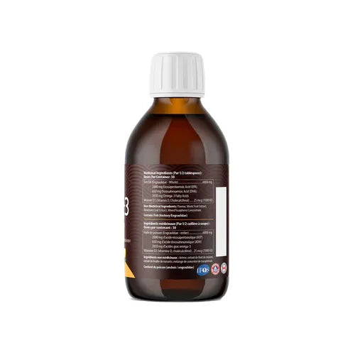 AquaOmega  3X Extra Strength Omega3 EPA 2650 mg Lemon