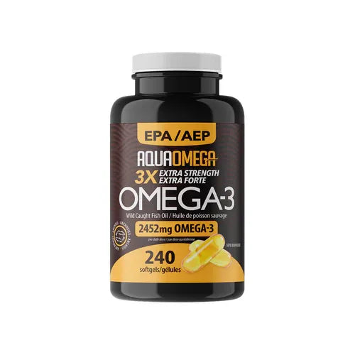 AquaOmega  3X Extra Strength Omega3 EPA 2452mg