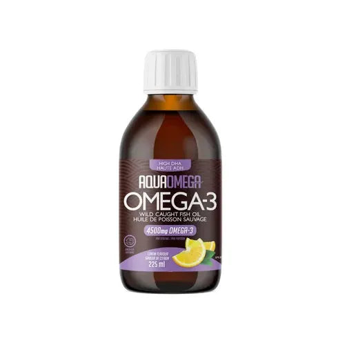 AquaOmega  5X Omega3, High DHA 4500 mg, Lemon