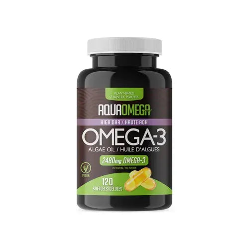 AquaOmega  Omega3 Plant Based DHA 2480mg