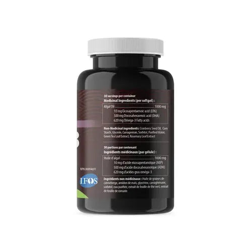 AquaOmega  Omega3 Plant Based DHA 2480mg