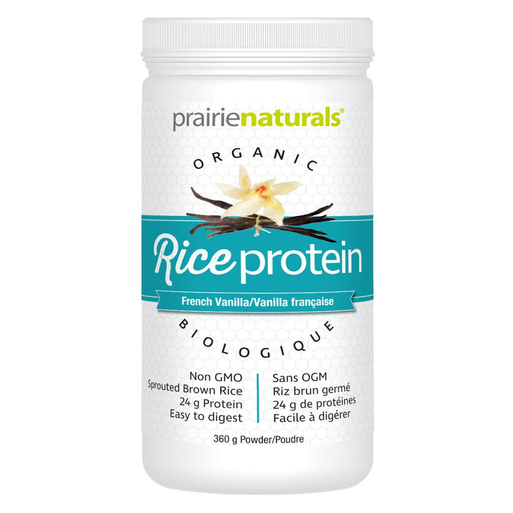 Prairie Naturals Organic Sprouted Brown Rice Protein, French Vanilla
