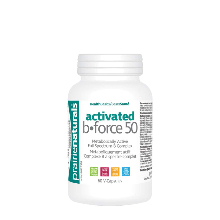Prairie Naturals Activated B-Force 50 60 V-Capsules