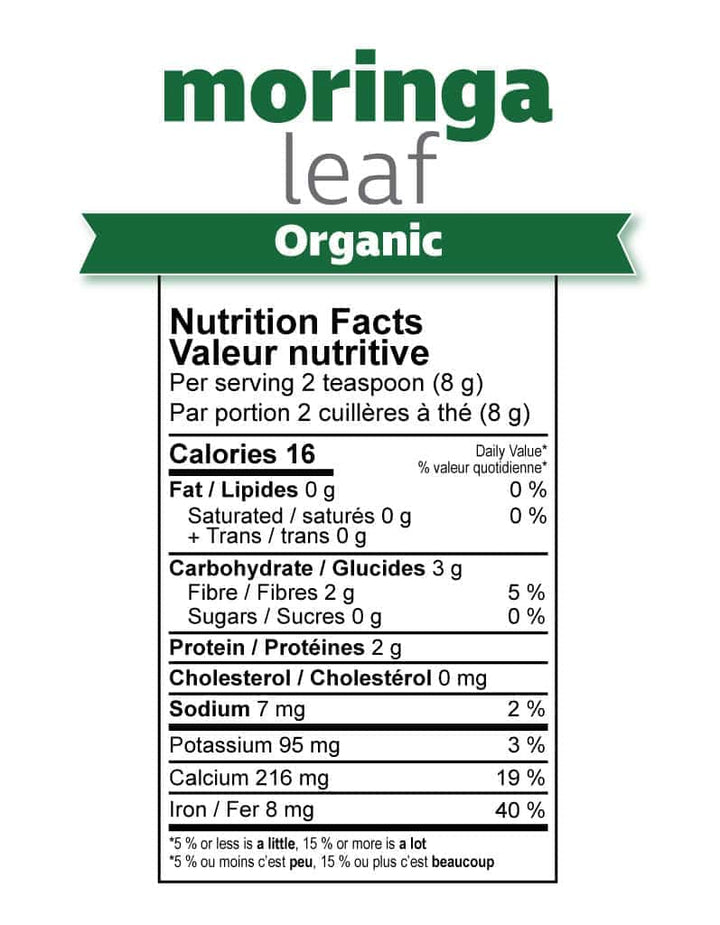 Prairie Naturals Moringa Leaf Powder 200g