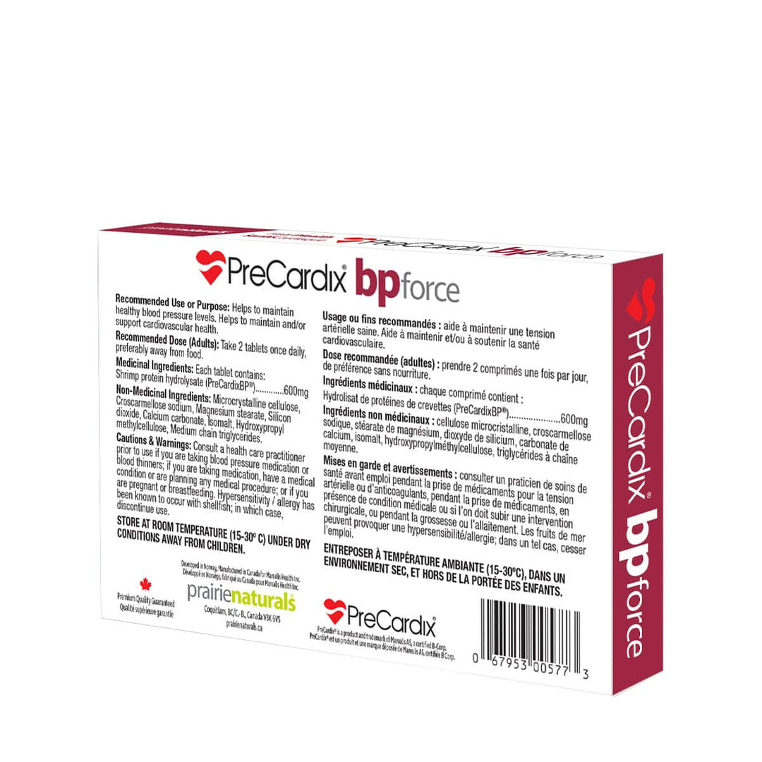 Prairie Naturals PreCardix BP-Force 60 Tablets