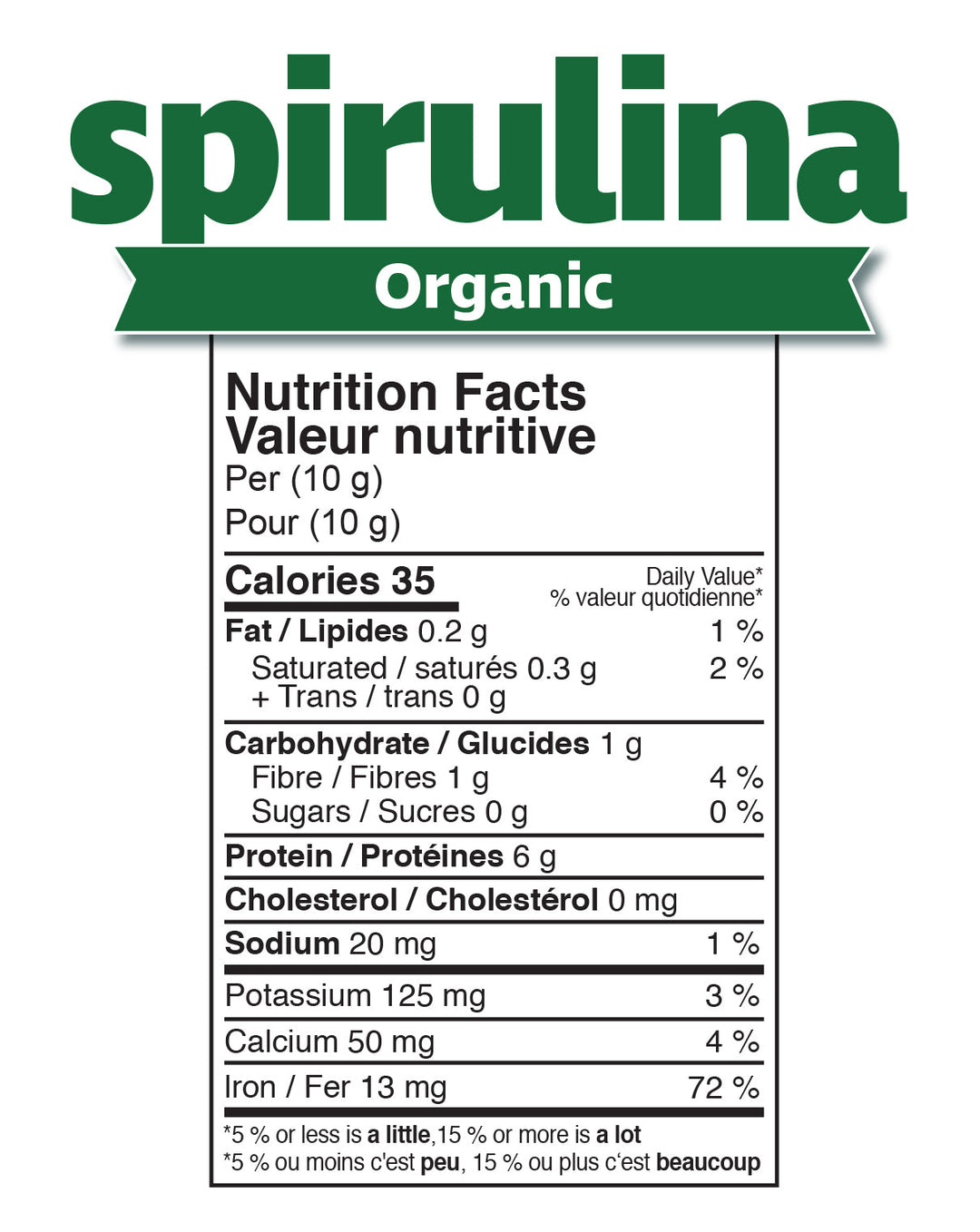 Prairie Naturals Spirulina Powder 400g