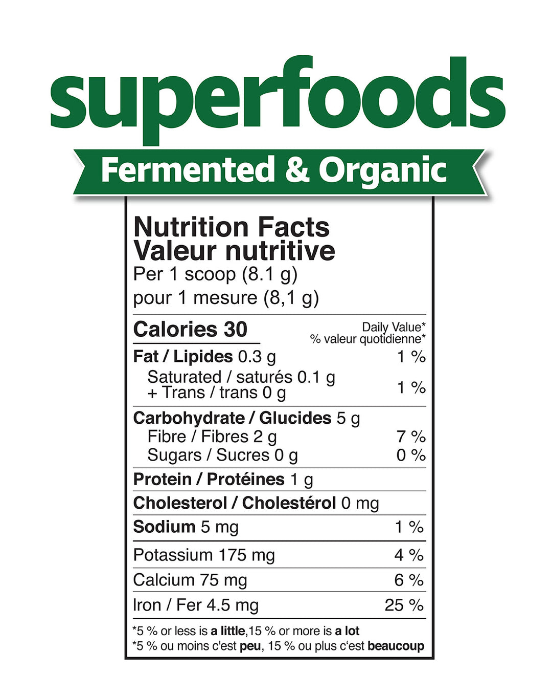 Prairie Naturals Superfoods Powder 150g
