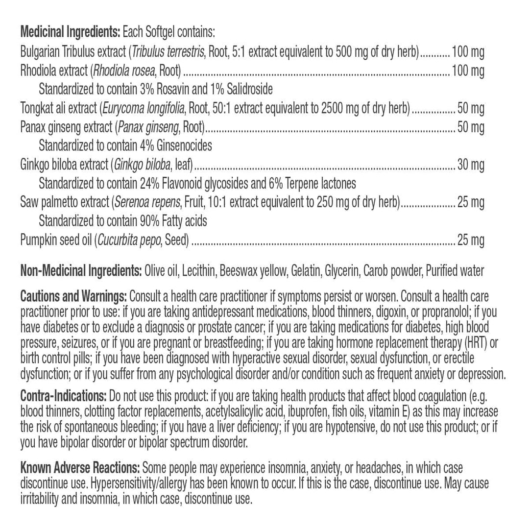 Prairie Naturals Vigor Force 120 Softgels