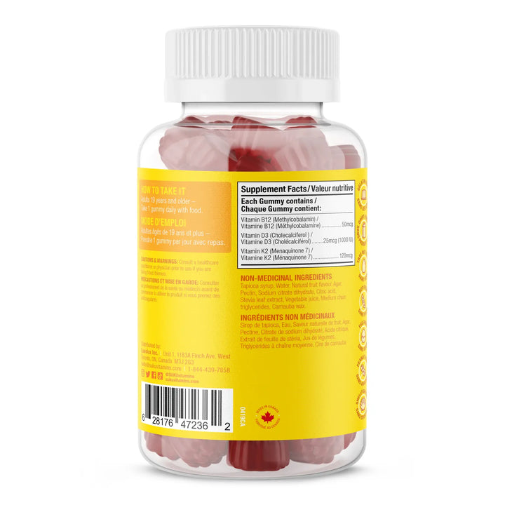 Suku Vitamin D3+K2+B12