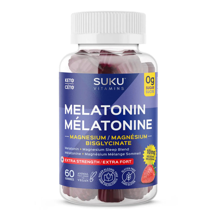 Suku Melatonin Magnesium Bisglycinate Extra Strength Gummies