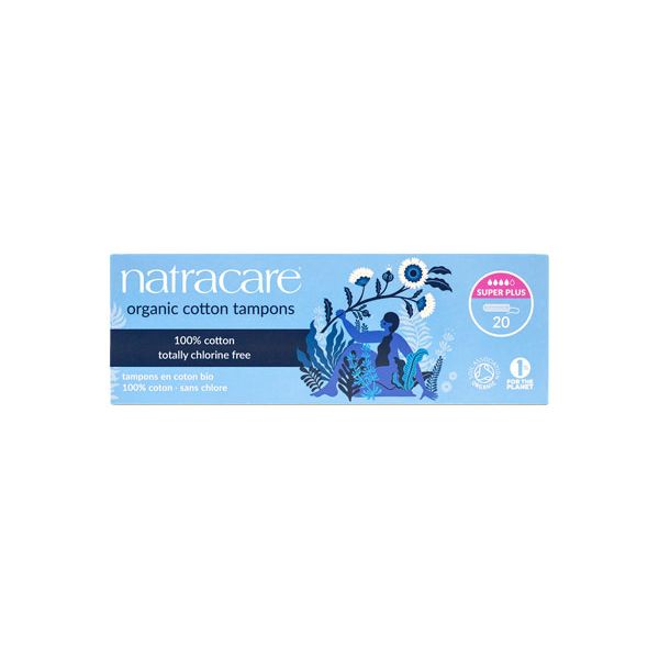 Natracare® Super Plus Non-Applicator Organic Cotton Tampons