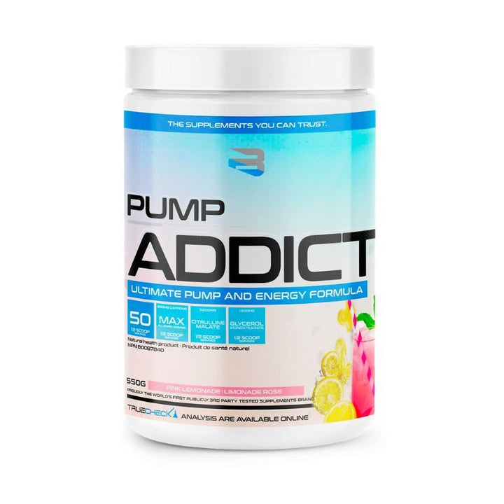 LIQUIDATION - Believe Pump Addict Pink Lemonade 25 Scoops - FINAL SALE***