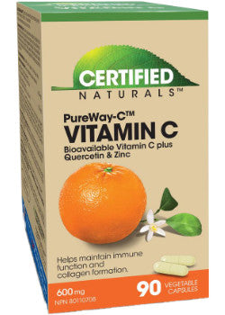 Certified Naturals™ PureWay-C™ Vitamin C 600 mg Plus Quercetin & Zinc