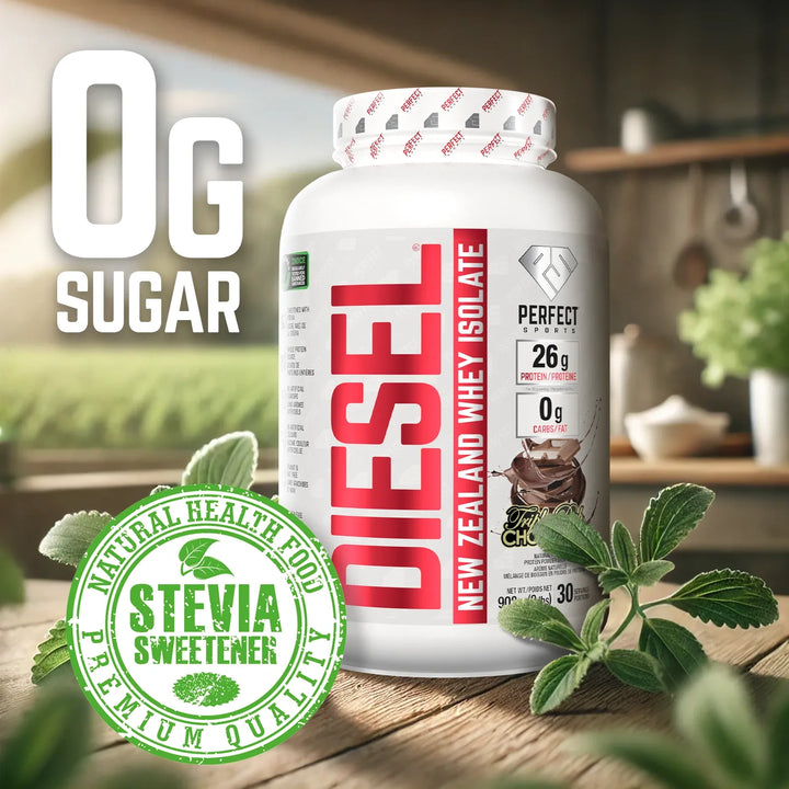 Perfect Sport Diesel New Zealand Whey Isolate, Triple Rich Chocolate Protein Powder