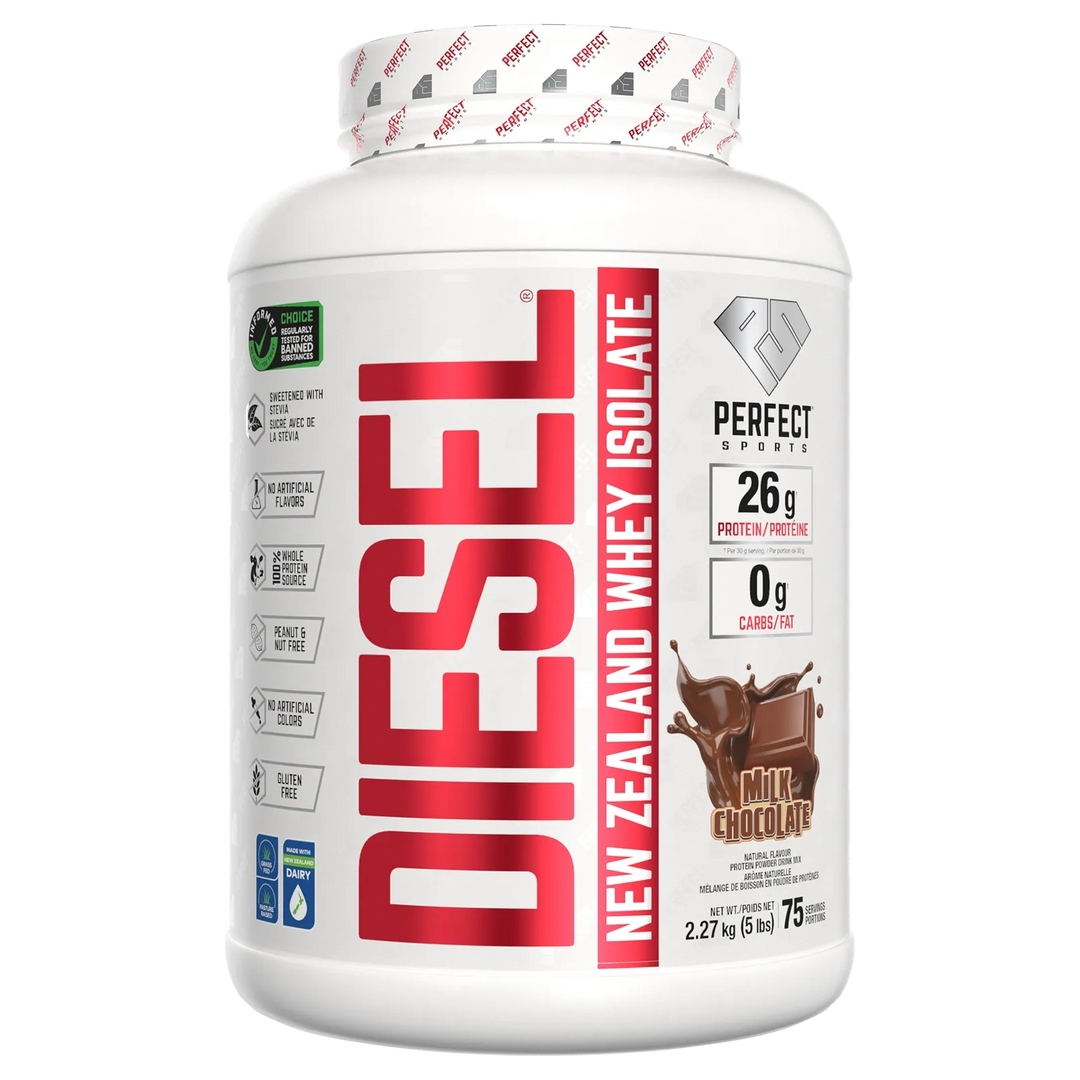 Perfect Sport Diesel - New Zealand Whey Isolate, Milk Chocolate Protein Powder