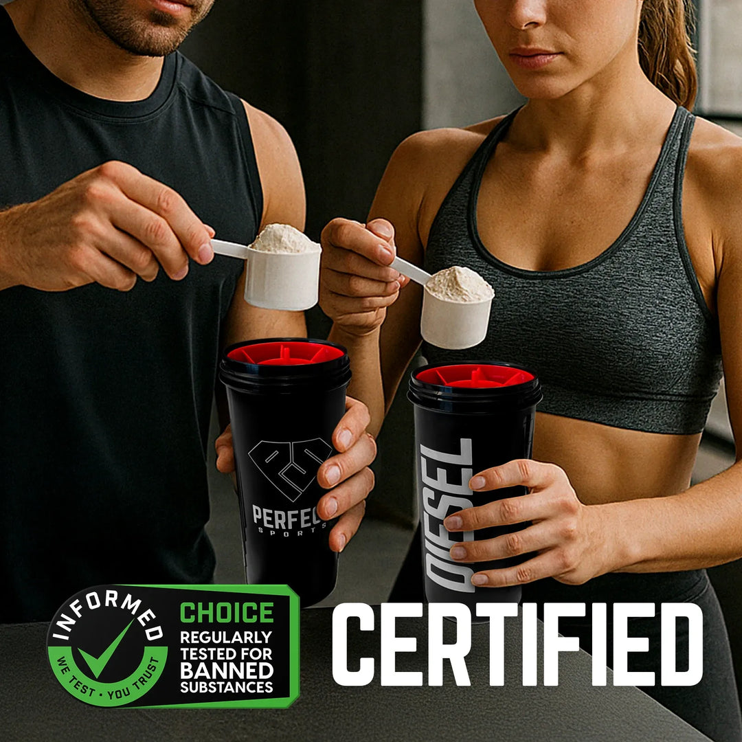 Perfect Sport Diesel New Zealand Whey Isolate, Salted Caramel Protein Powder