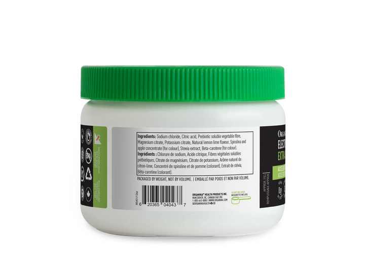 Organika® Electrolytes Extra Strength, Lemon Lime Salt