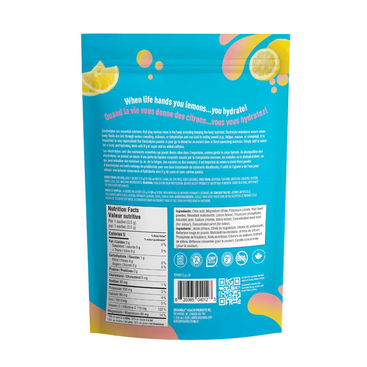 Organika® Electrolytes Pink Lemonade