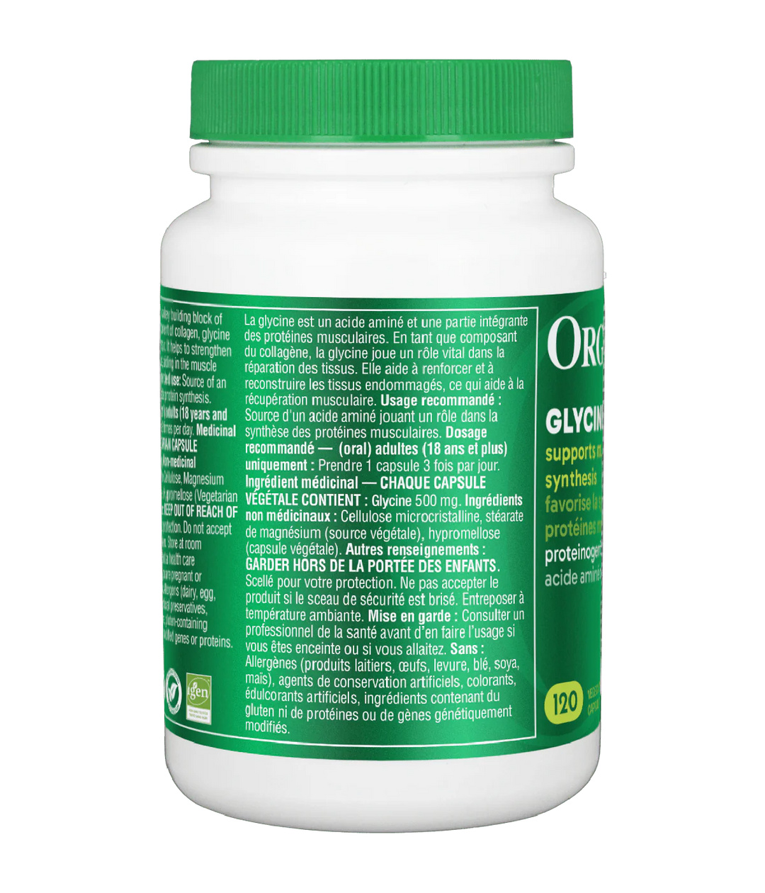 Organika Glycine Proteinogenic Amino Acid Capsules