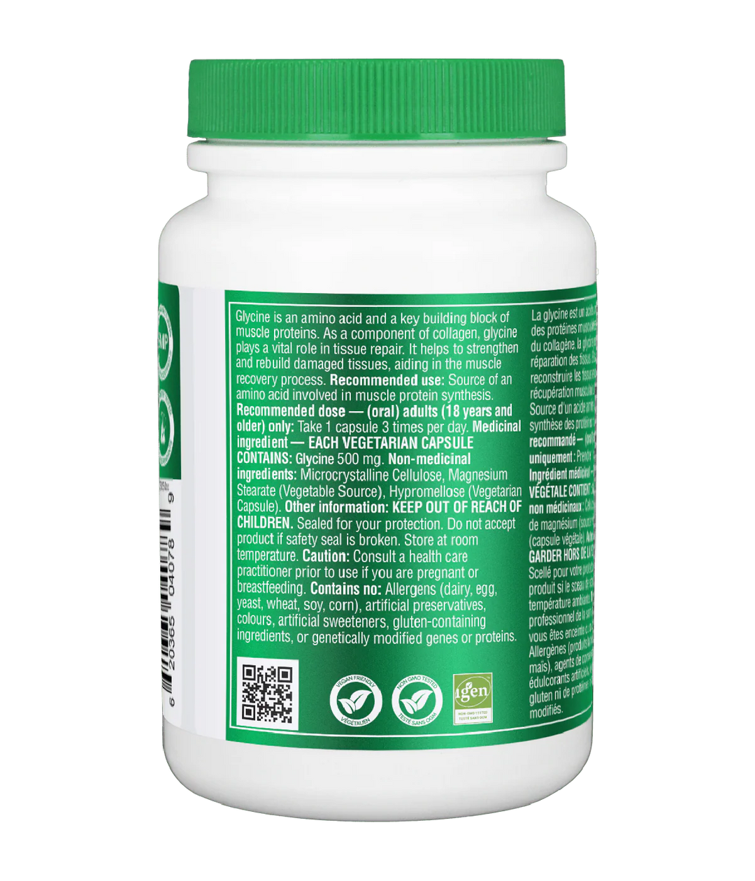 Organika Glycine Proteinogenic Amino Acid Capsules