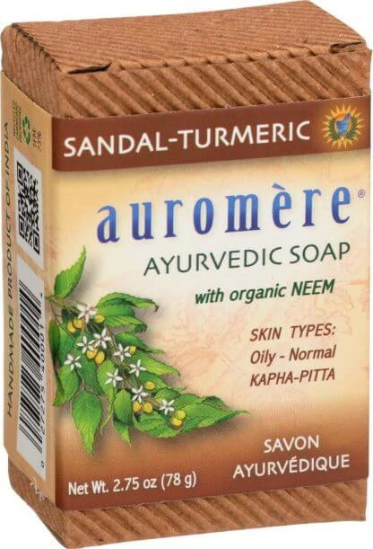 Auromère Ayurvedic Sandal-Turmeric Soap