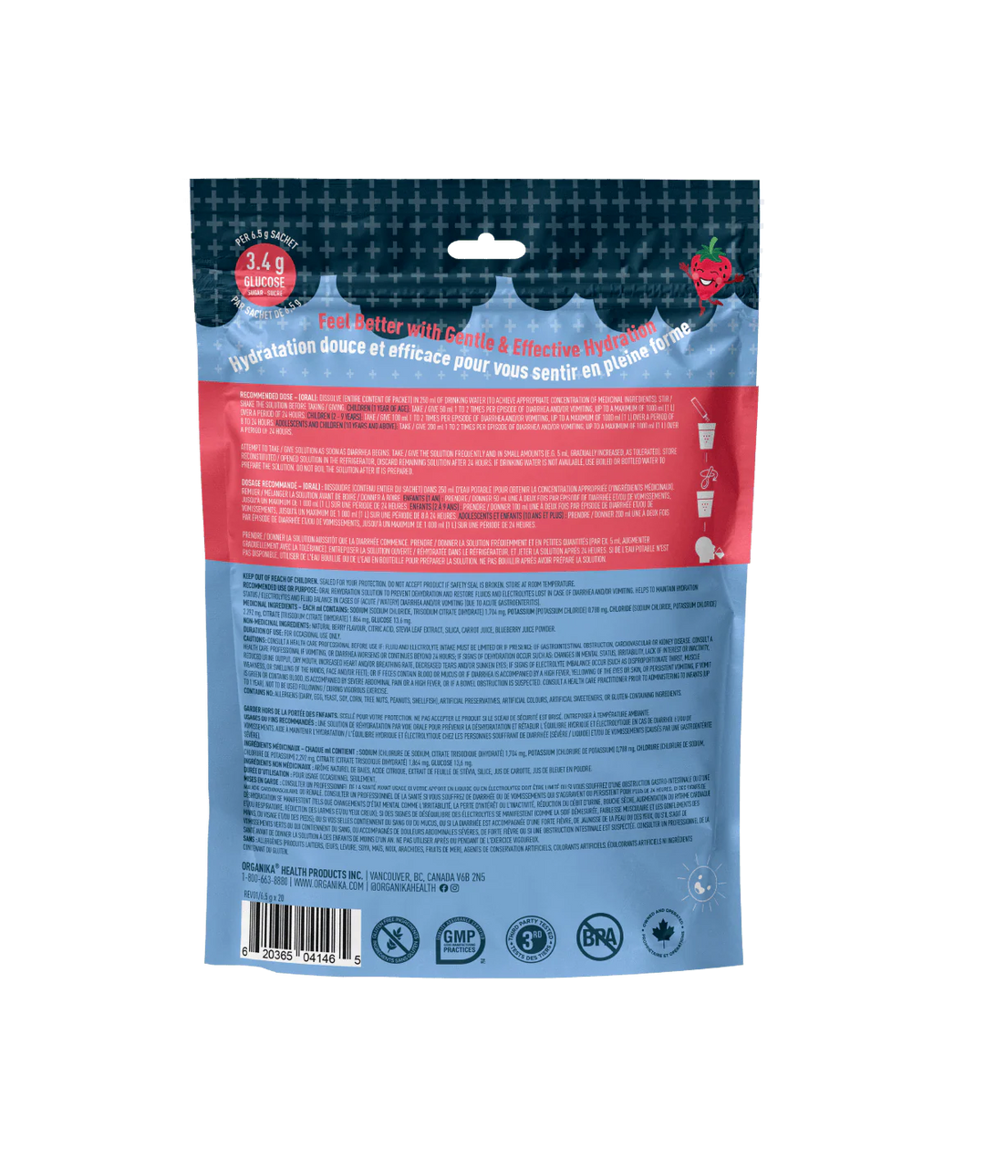 Organika Kids Replenish Electrolytes, Very Berry