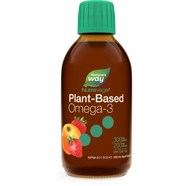 Nature's Way NutraVege™ Omega-3, Plant Based Strawberry Orange Flavour