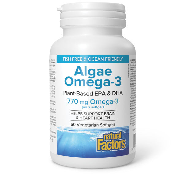 Natural Factors Algae Omega-3 (Plant based)