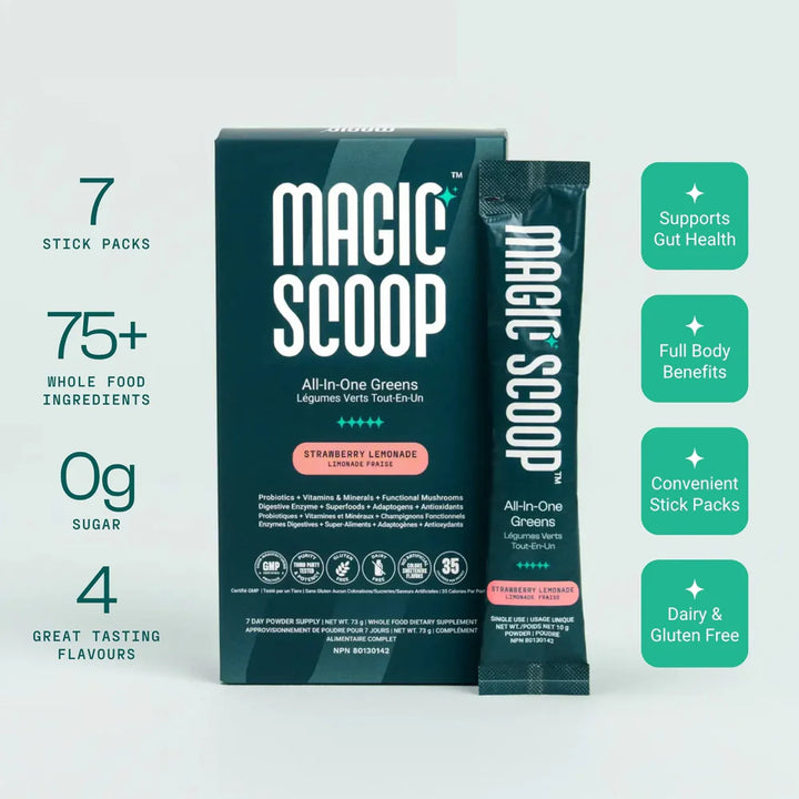 Magic Scoop All-In-One Greens Strawberry Lemonade Flavour