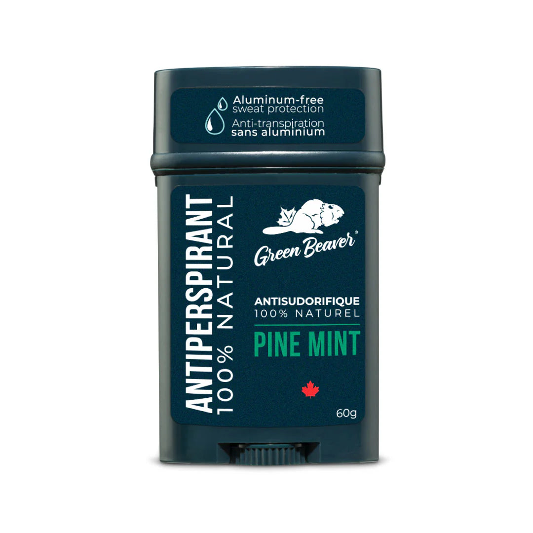 Green Beaver Natural Aluminum-Free Antiperspirant, Pine Mint
