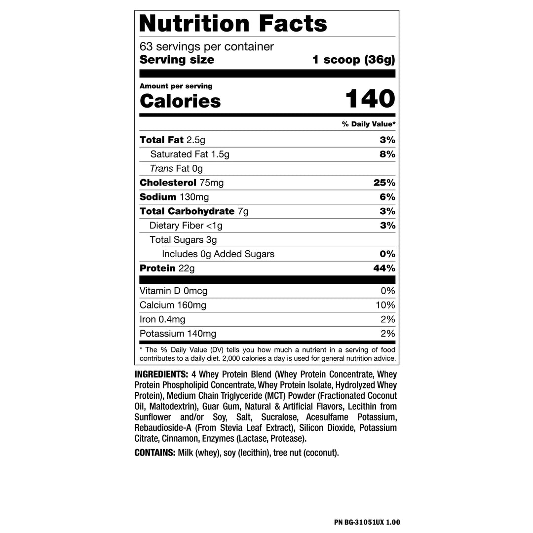 Mutant Whey Protein Vanilla Ice Cream