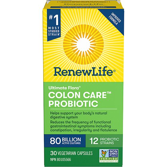 Renew Life ® Probiotics Ultimate Flora® Colon Care™ Probiotic, 80 Billion Active Cultures