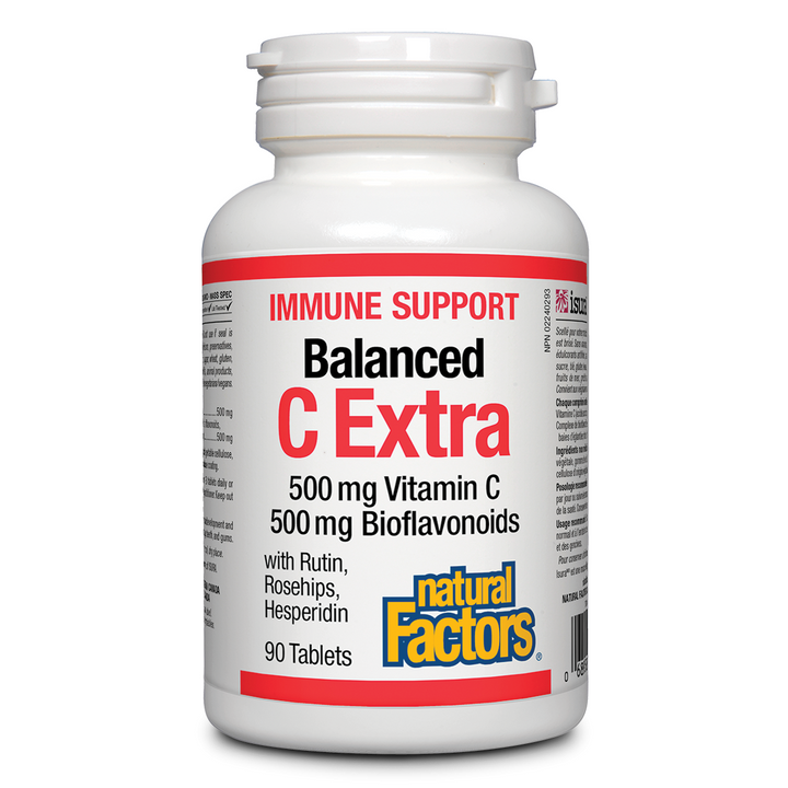 Balanced C Extra with Rutin, Rosehips, Hesperidin 500 mg / 500 mg Tablets