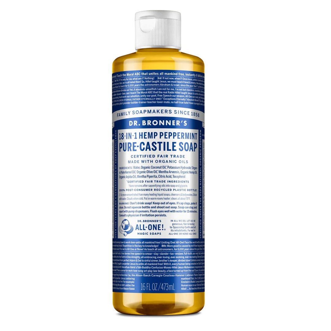 Dr. Bronner's Pure Castile Peppermint Liquid Soap