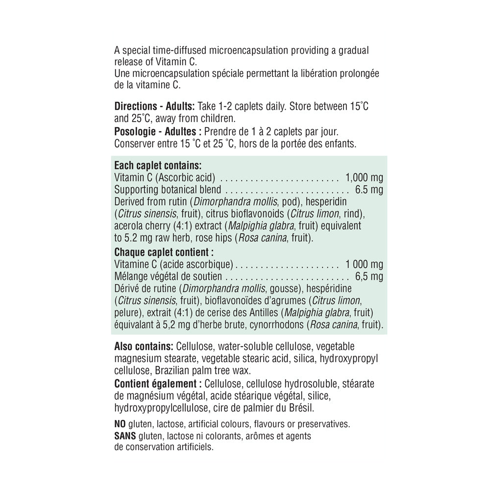 Jamieson Vitamin C 1,000 mg Timed Release Caplets