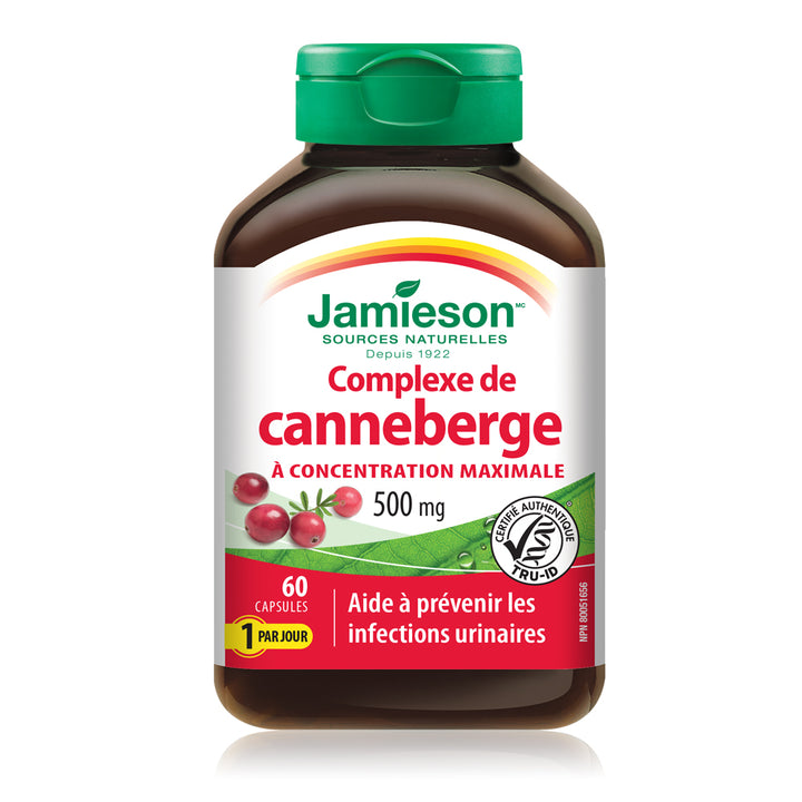 Jamieson Maximum Concentrate Cranberry Complex Capsules, 500 mg
