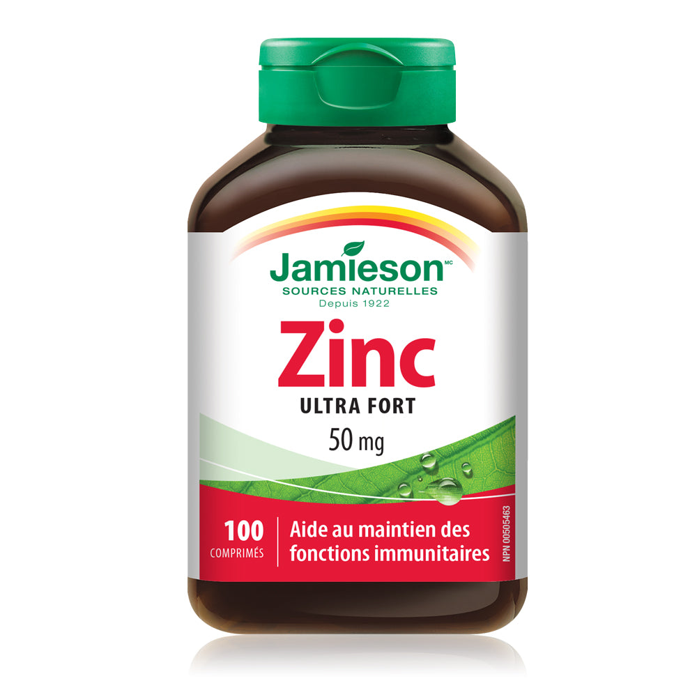 Jamieson Zinc Tablets, 50 mg