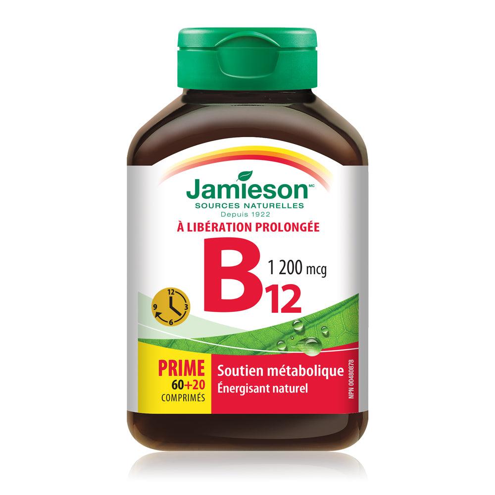 Jamieson Vitamin B12 1,200 Mcg Timed Release Tablets