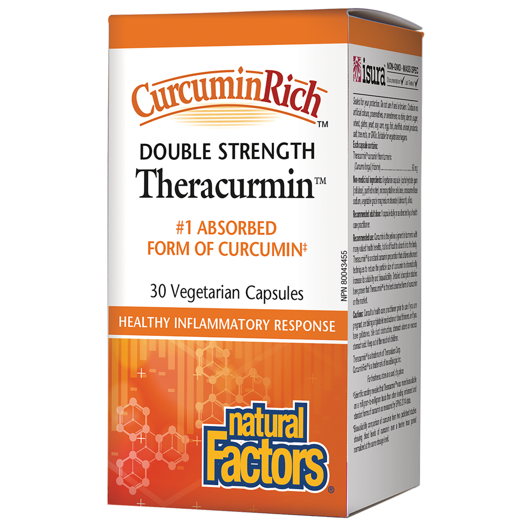 CurcuminRich™ Theracurmin® Double Strength   Vegetarian Capsules