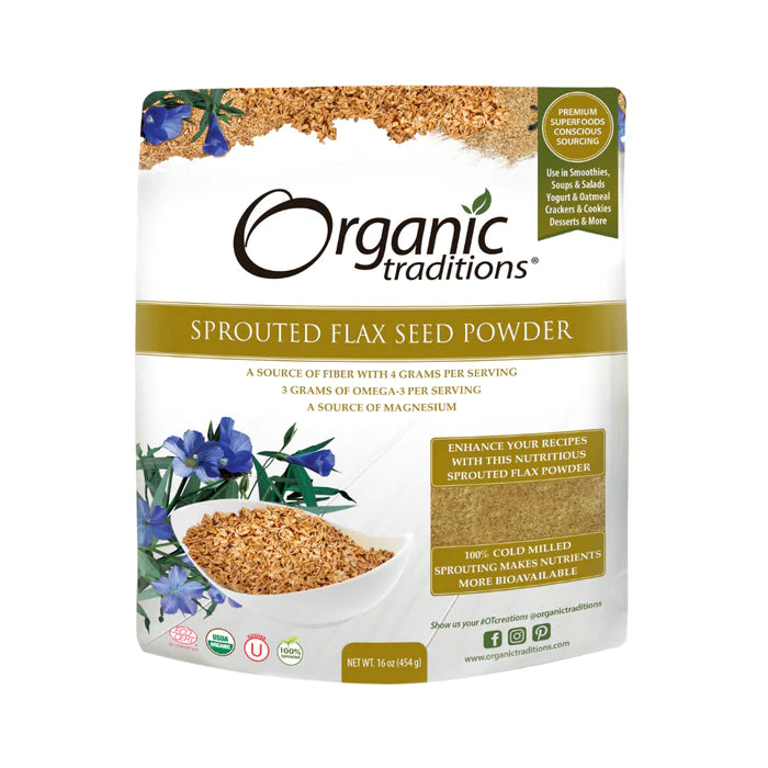 Organic Sprouted Chia & Flax Seed Powder