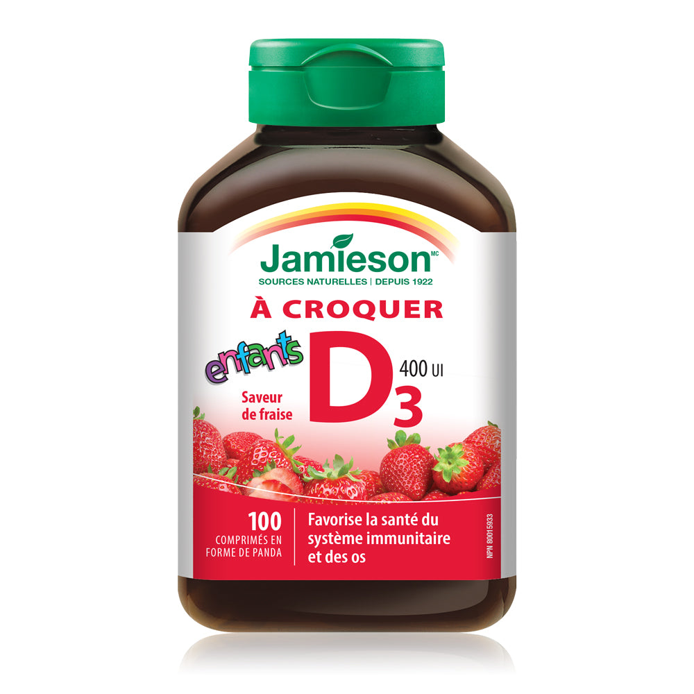 Jamieson Kids Chewable Vitamin D3 400 IU