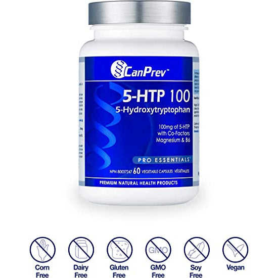 Canprev 5-HTP 100 mg Vegetarian Capsules