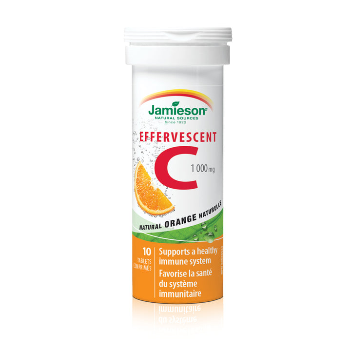 Jamieson Effervescent C 1,000 mg Orange