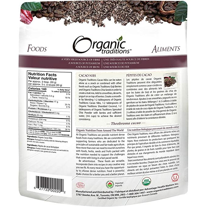 Organic Traditions Cacao Nibs